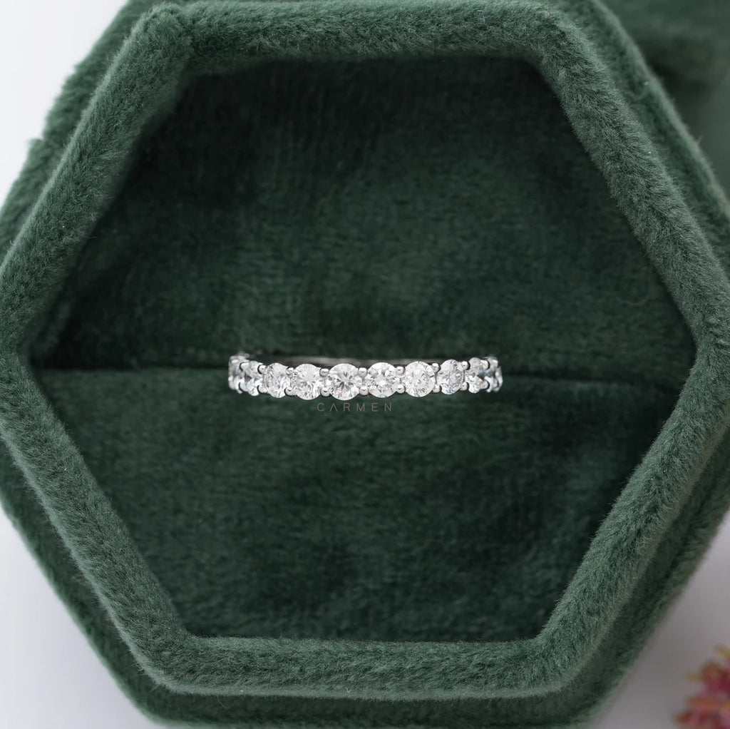 1.94 Round E/VS 1 Lab Grown Diamond Women's Eternity Wedding Band